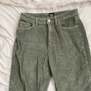 Green Corduroy pants